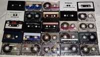 Аудио кассеты с записью фирмы Sony, TDK и другие одним лотом 25 шт.