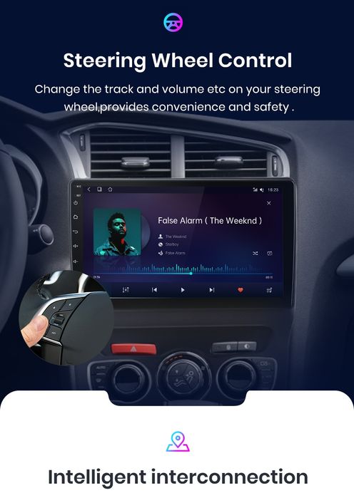 Rádio Android Citroen C4 2 B7 2013 a 2016 CARPLAY WIFI GPS 2/32GB novo