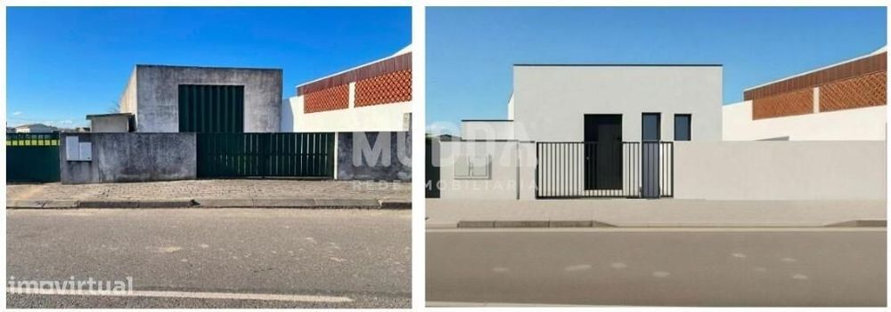 Terreno de construção com Benfeitoria - Garagem/Armazém