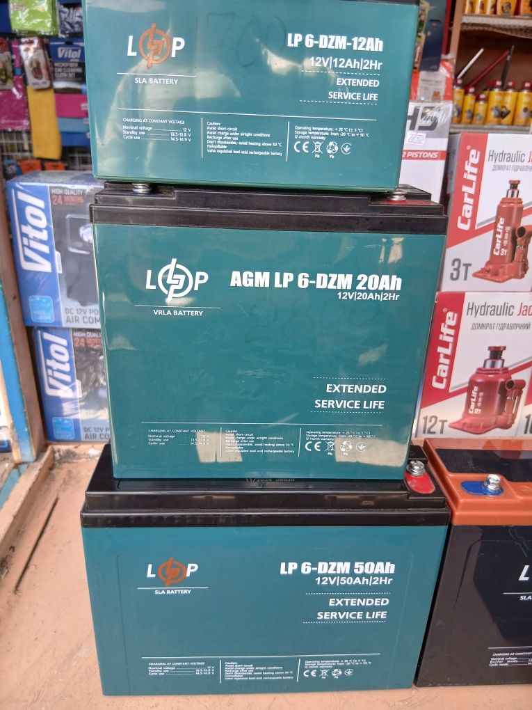 Тяговий акумулятор AGM GEL