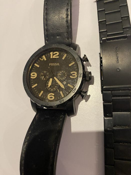 fossil jp1356 pasek skórzany + bransoleta