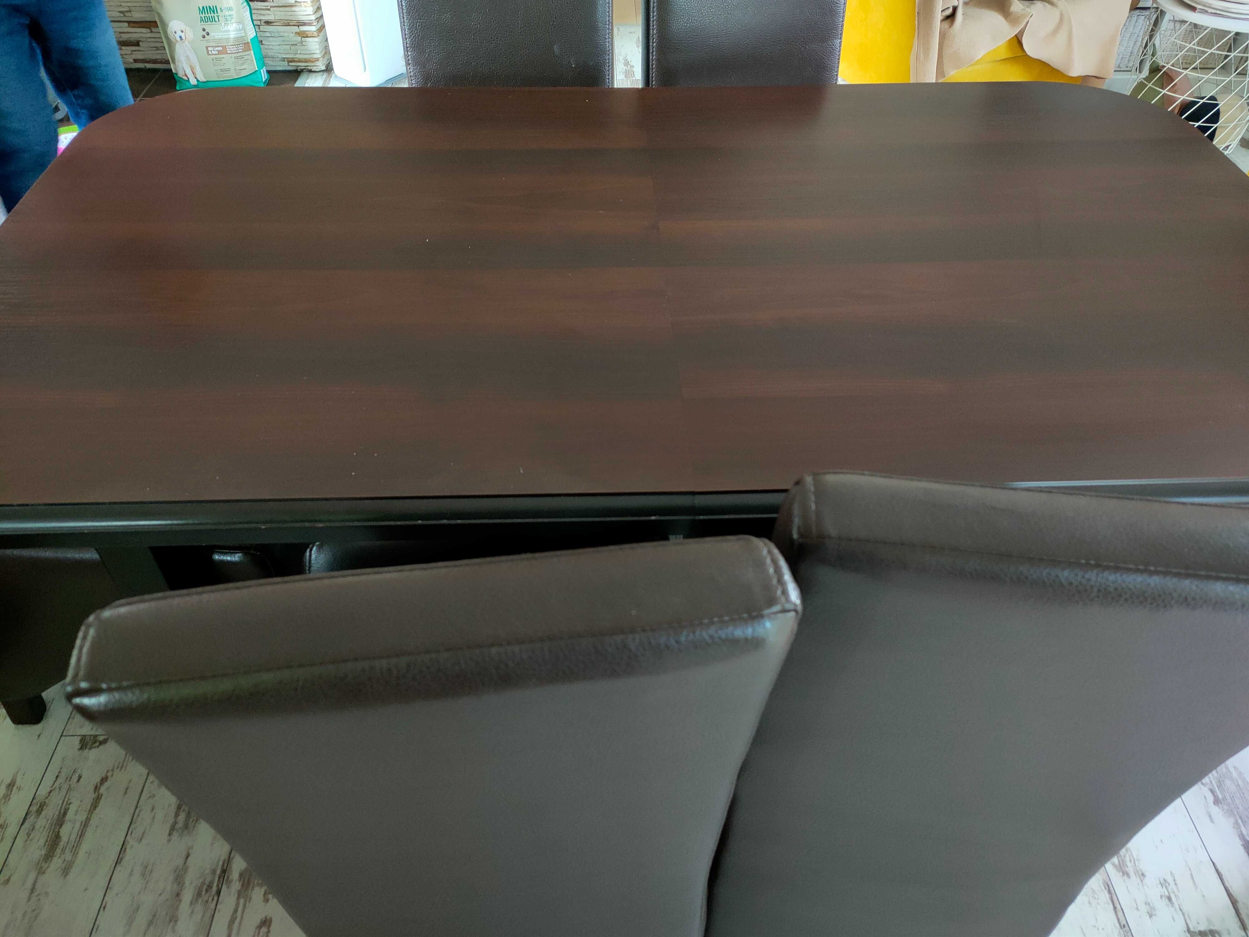 Stół Rozkładany + 6 Krzeseł