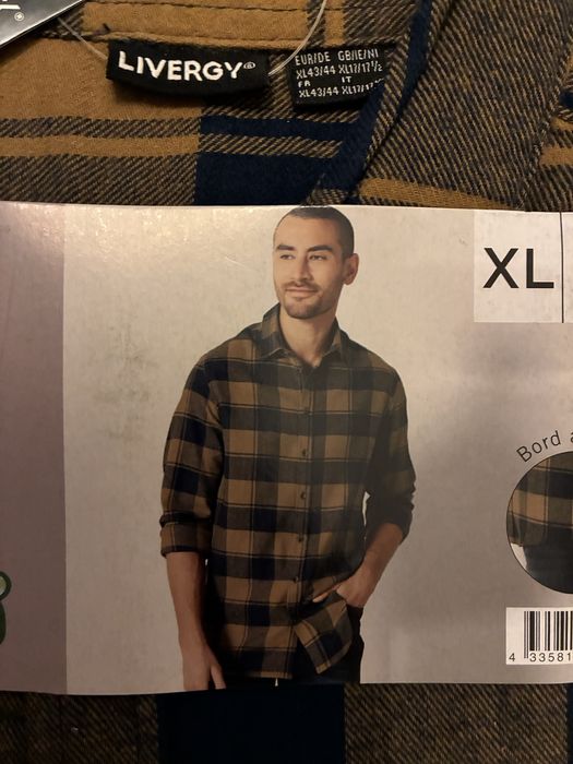 Фланелева сорочка від німецького бренду LIVERGY