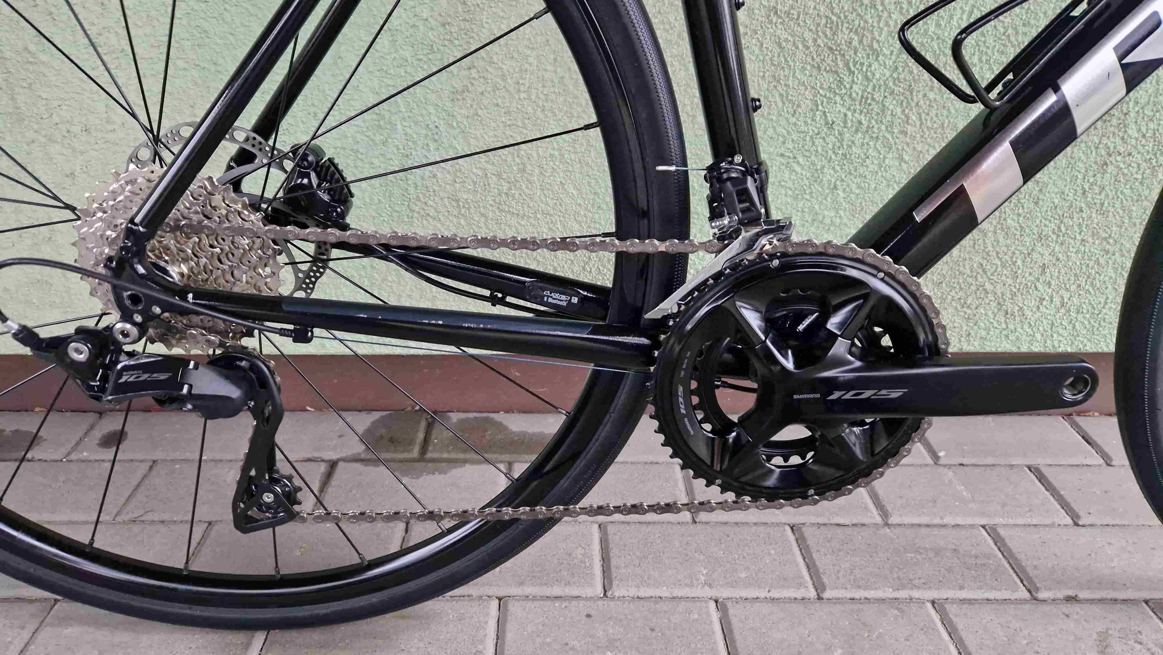 TREK domane 105 2x12 jak NOWY hydraulika r56 OKAZJA sztywne osie