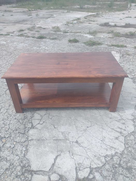Kolonialna ława, lite drewno