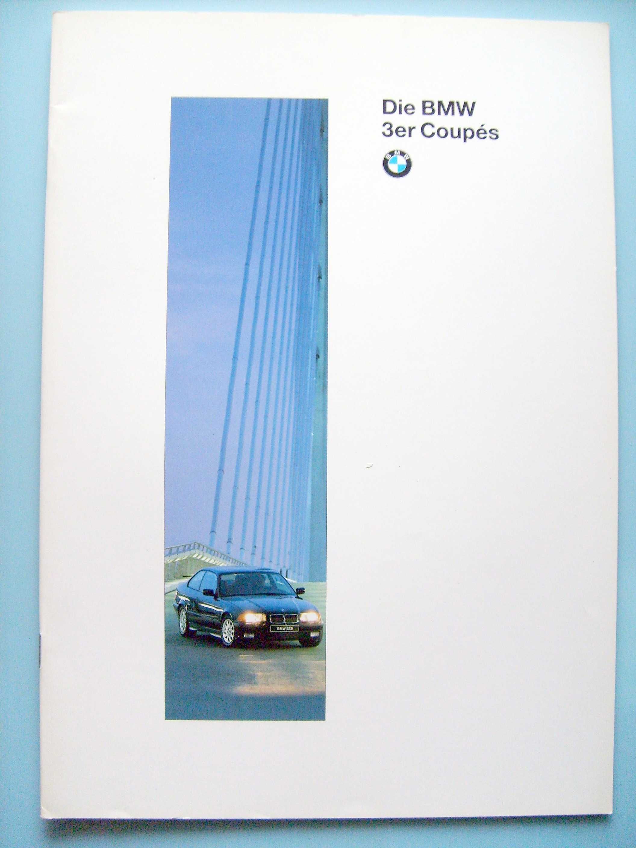 BMW 3 E36 Coupe 1995 (2) / prospekt 32 strony, stan BDB