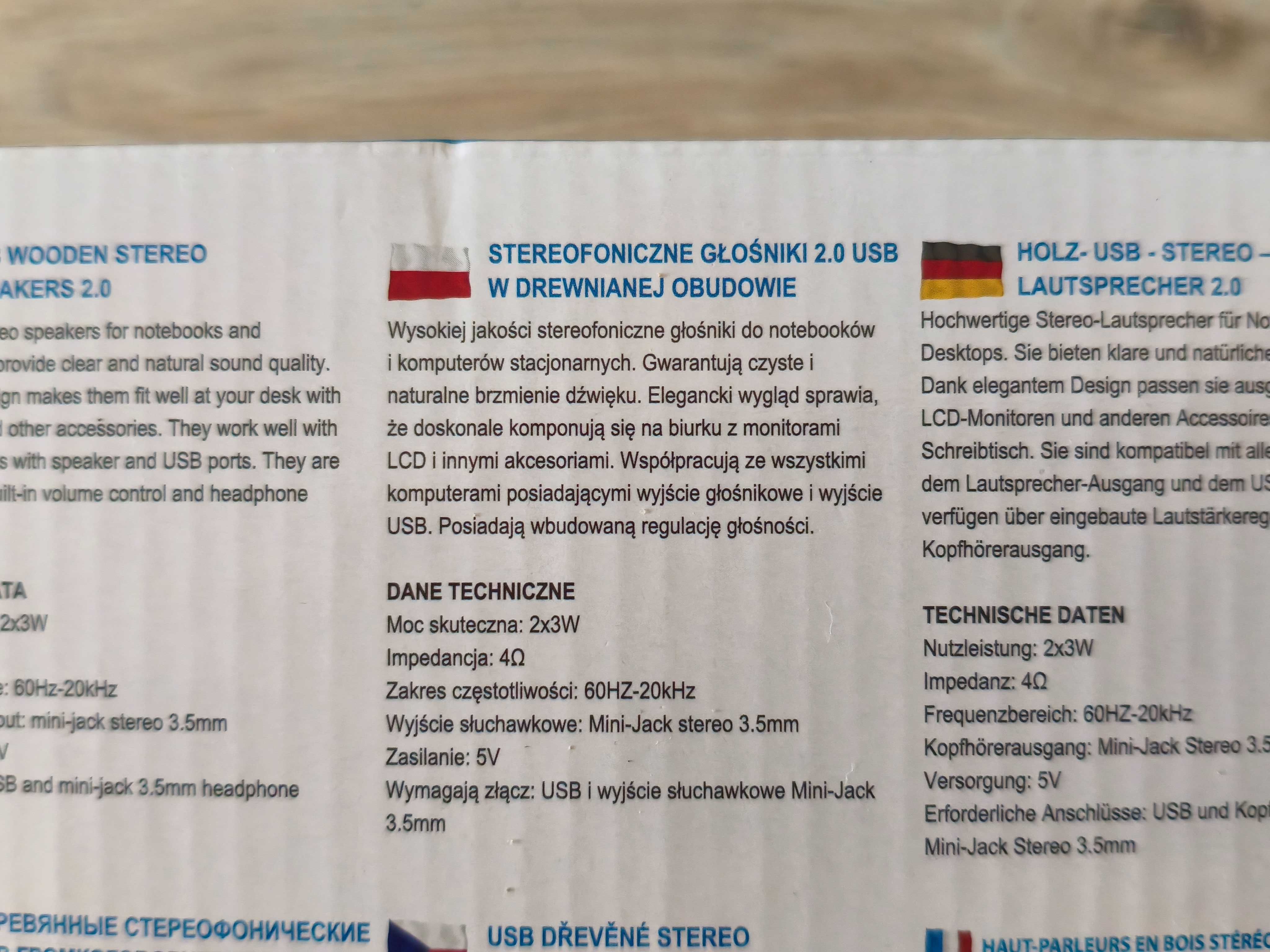 Głosniki USB Esperanza