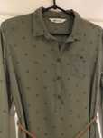 H&M dziewczęca koszula tunika khaki w gwiazdki 158cm 12-13 lat