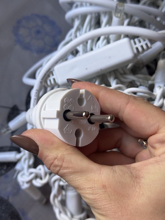 Вулична гірлянда бахрома в 3-х кольорах