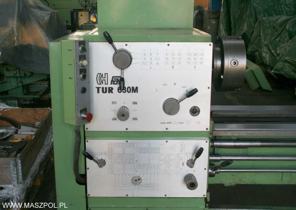 Tokarka TUR 630 M x 1000 FAT SUPER STAN - FILM !!!
