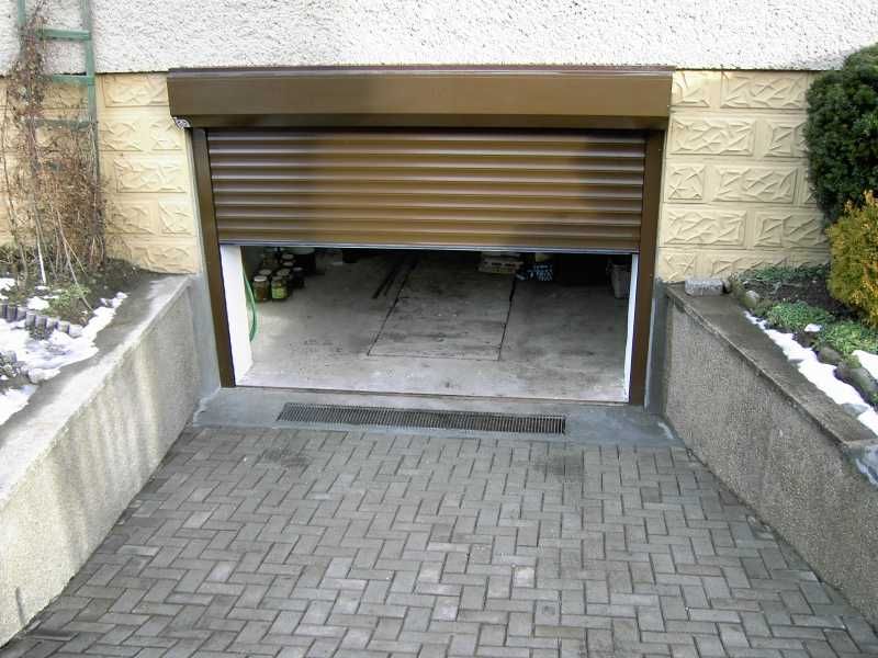 Brama Rolowana PA 77 250x200 Brąz Ral 8014