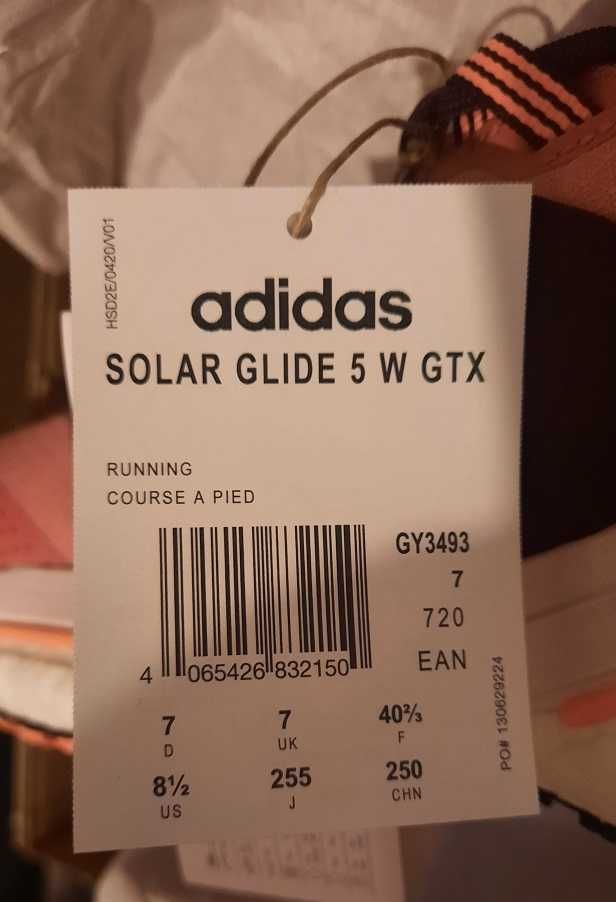 Adidas SOLAR GLIDE 5 GTX / GORE-TEX / R. 40 2/3
