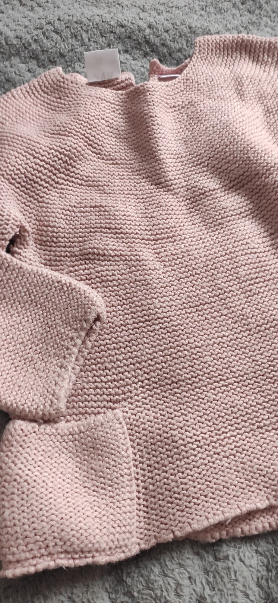 Pleciony sweter Zara r 110 spódniczka 110