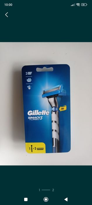 Maszynka Gillette mach 3 turbo