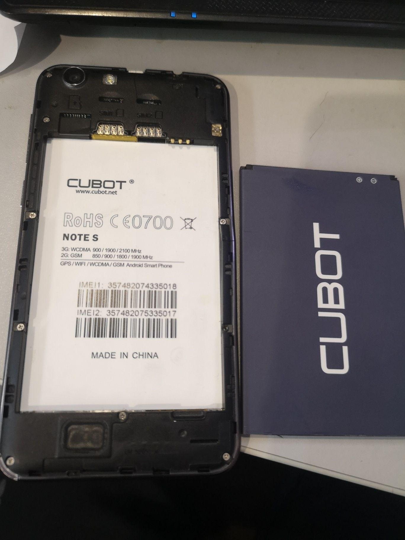 Продам Cubot Note S