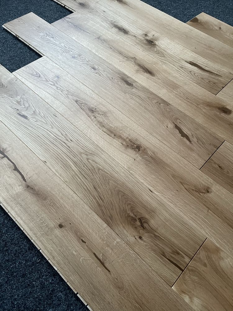 Deska Drewniana Dąb Rustic DGL 15x160x1080mm,4faza, OLEJ UVx2