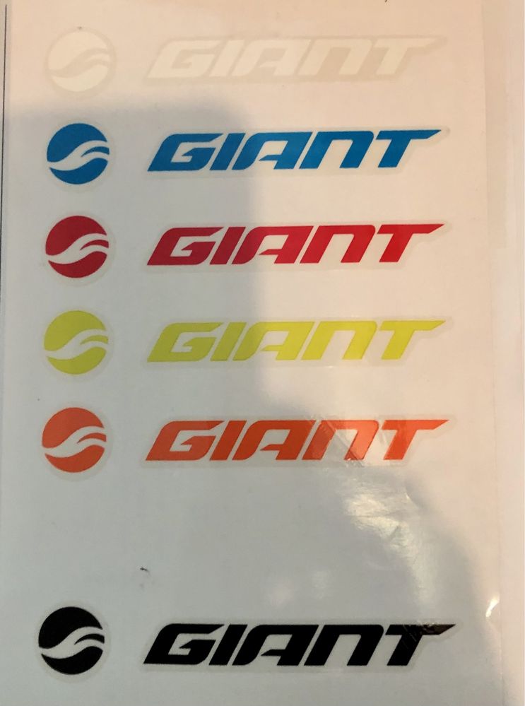 Naklejki Giant Komplet