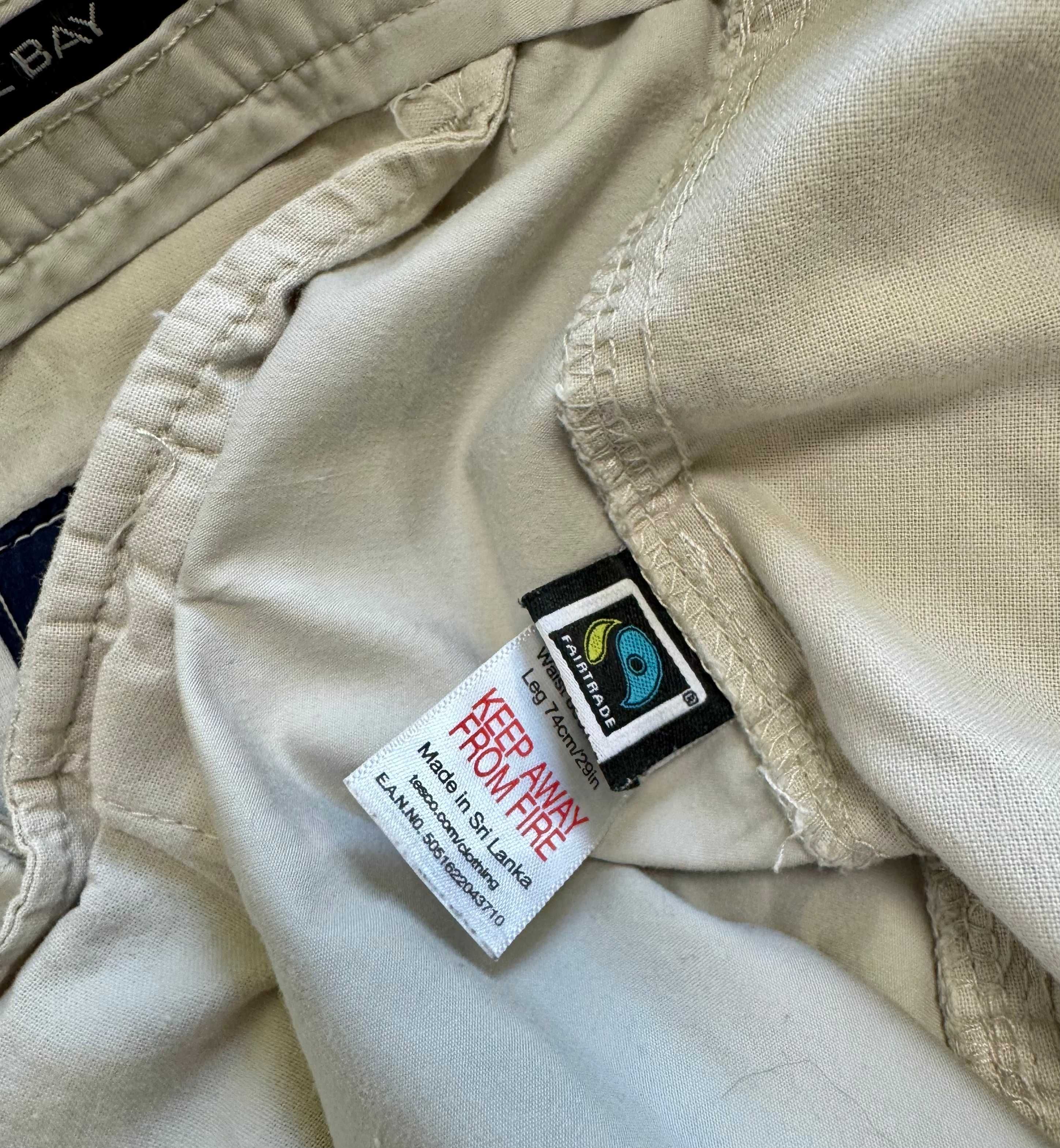 Nowe/ 100% Bawełna Premium/ made in Sir Lanka/ Chinosy na Lato/ Extra