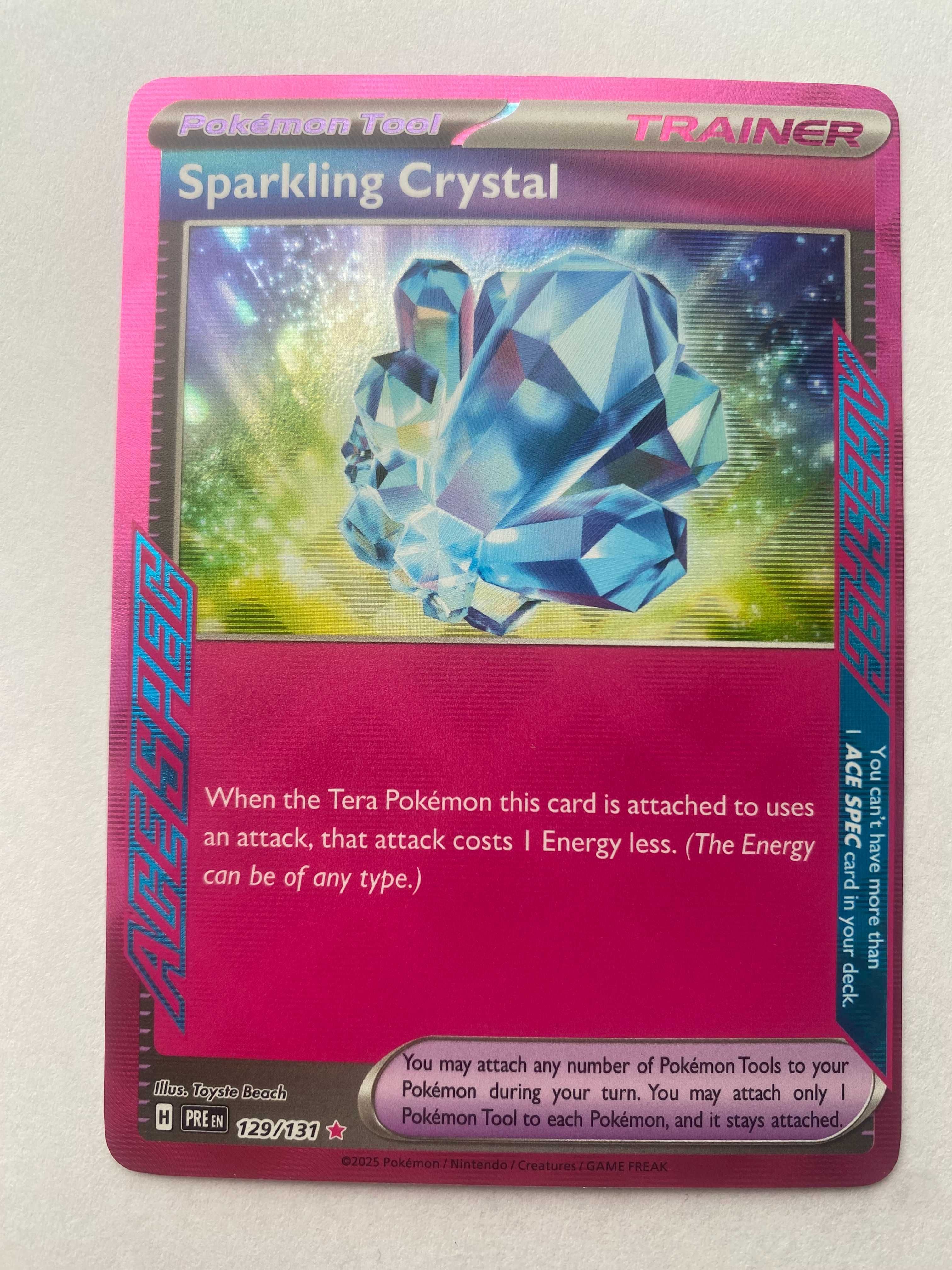 Karta Pokemon: Sparkling Crystal (PRE 129) / Prismatic Evolutions