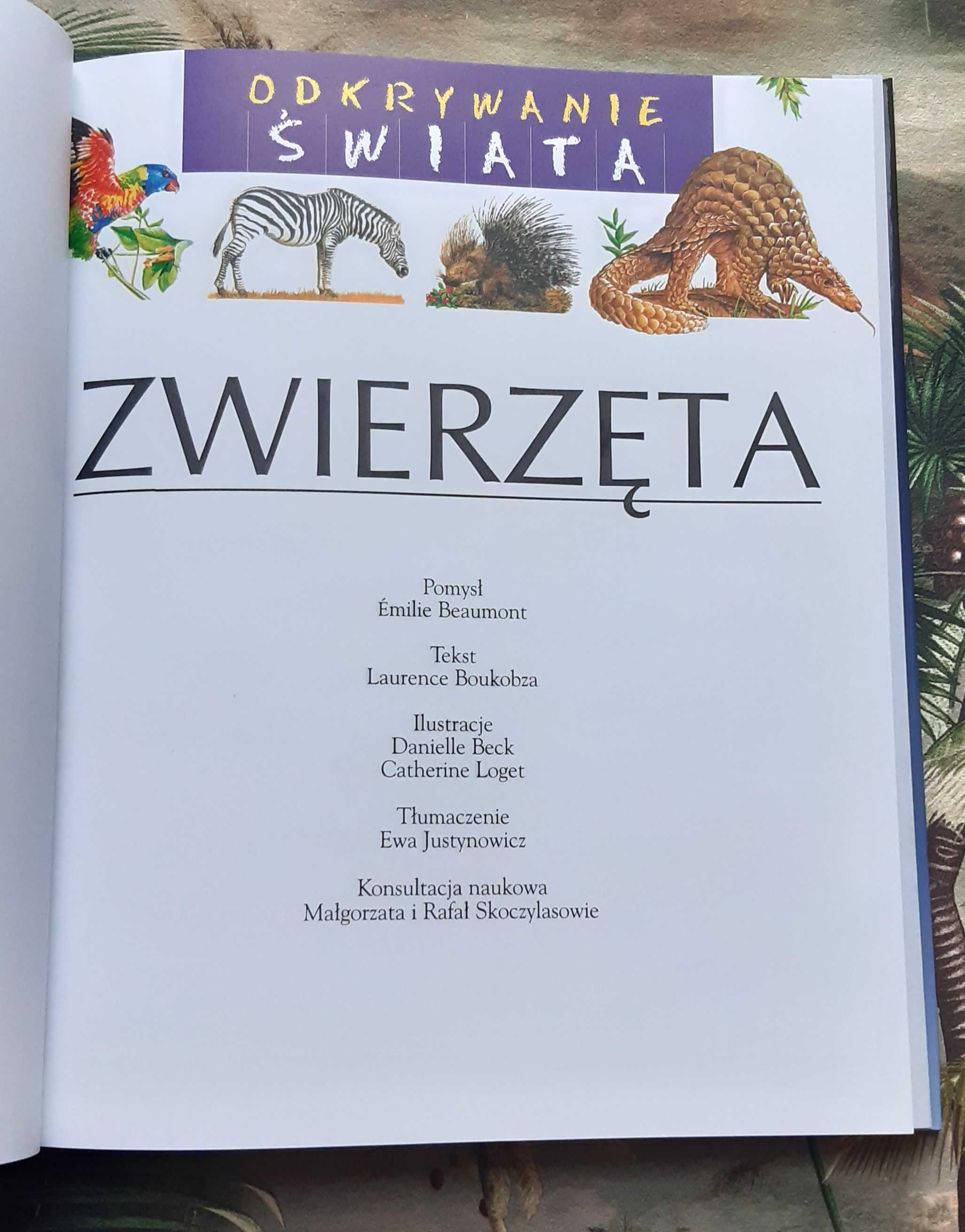 Książka "Odkrywanie Świata Zwierzęta" Beaumont, Boukobza