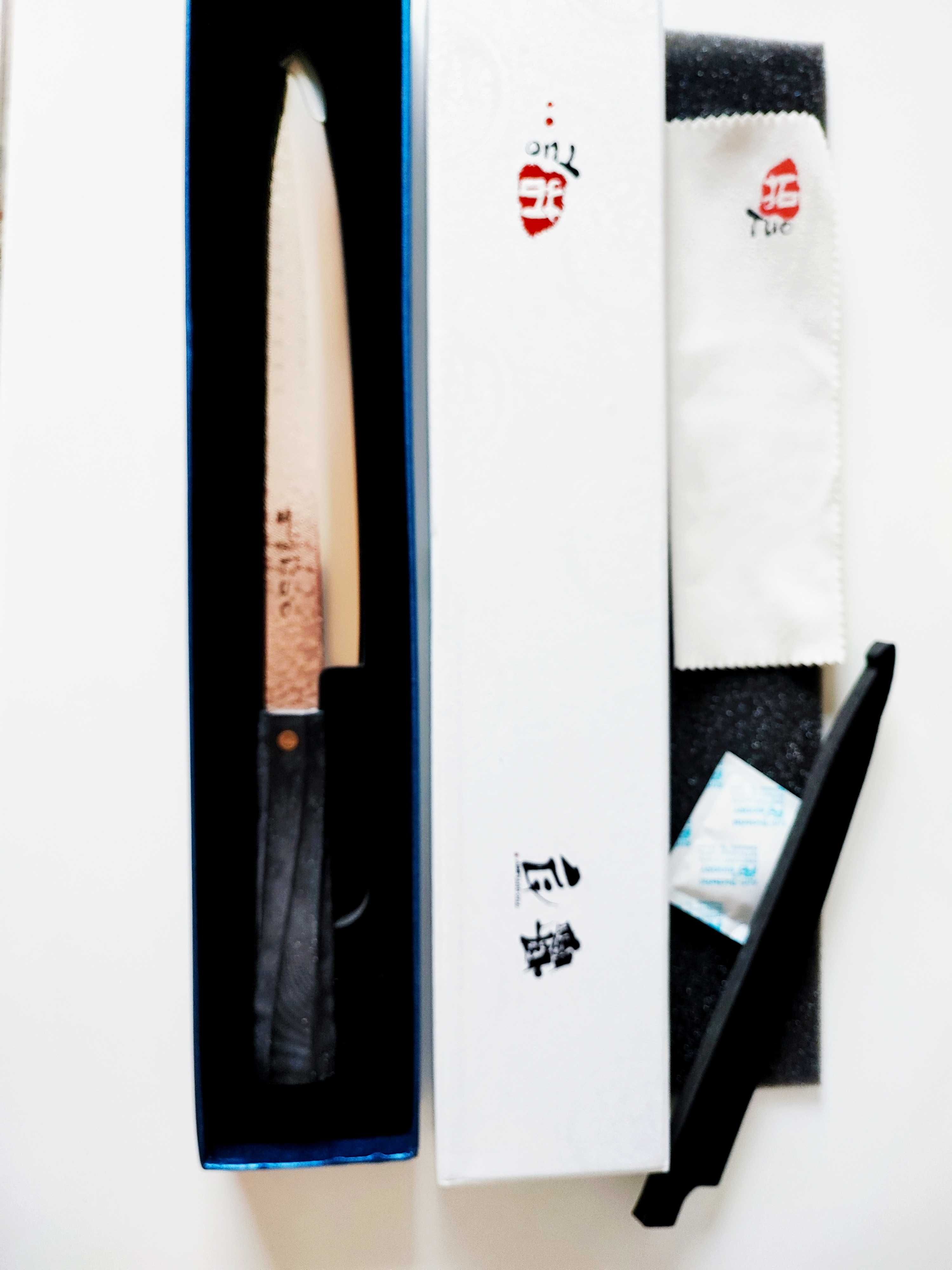 Nóż Szefa Kuchni Dionysus Yanagiba stal kuta HRC 60 sushi praworęczne
