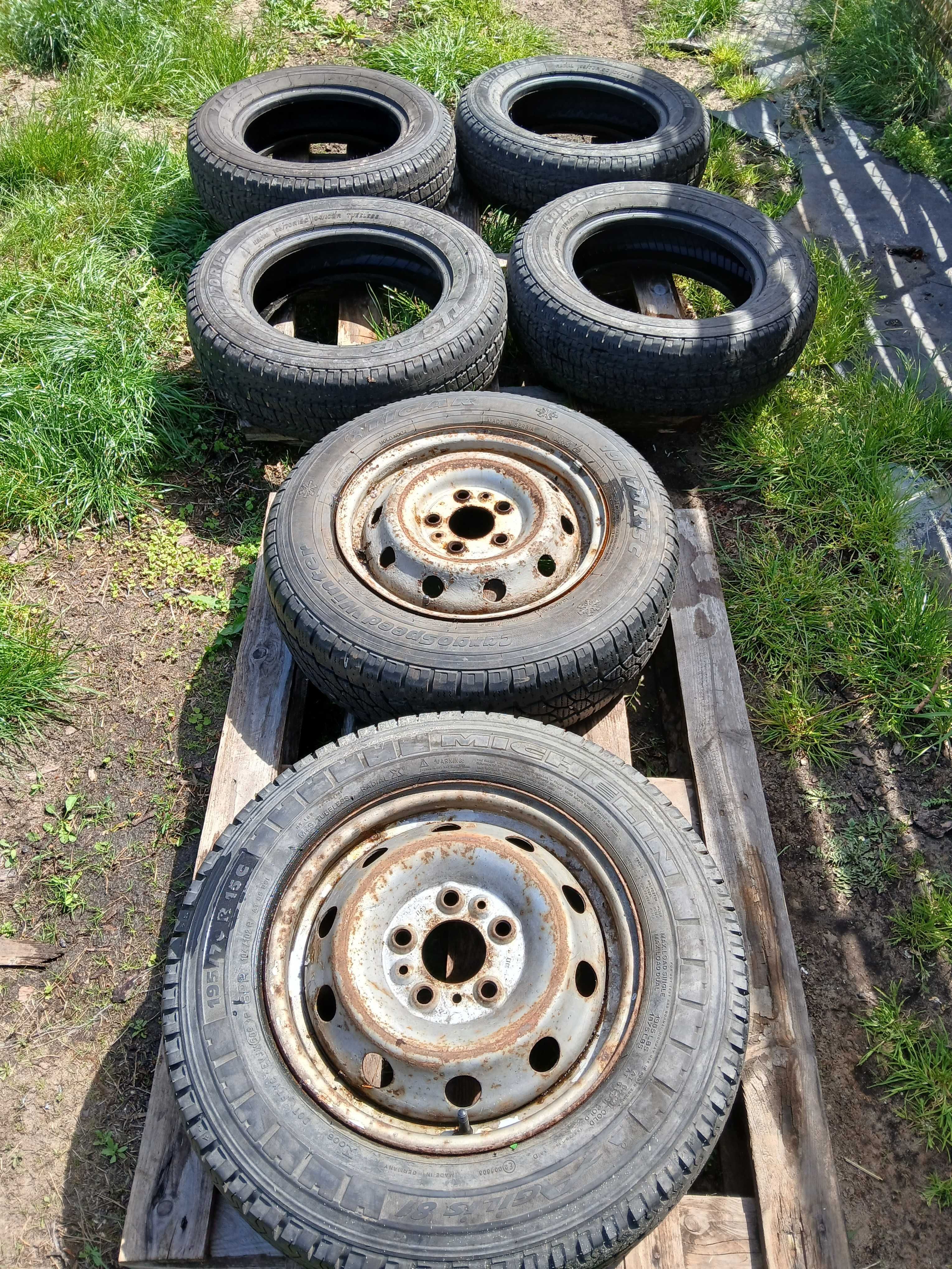 4 x opony 195/70 R /15 C ,Tigar bus Fiat Ducato,koło Michelin ,zapas