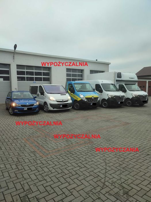 Wypożyczalnia wynajem aut busa busów plandek plandeka