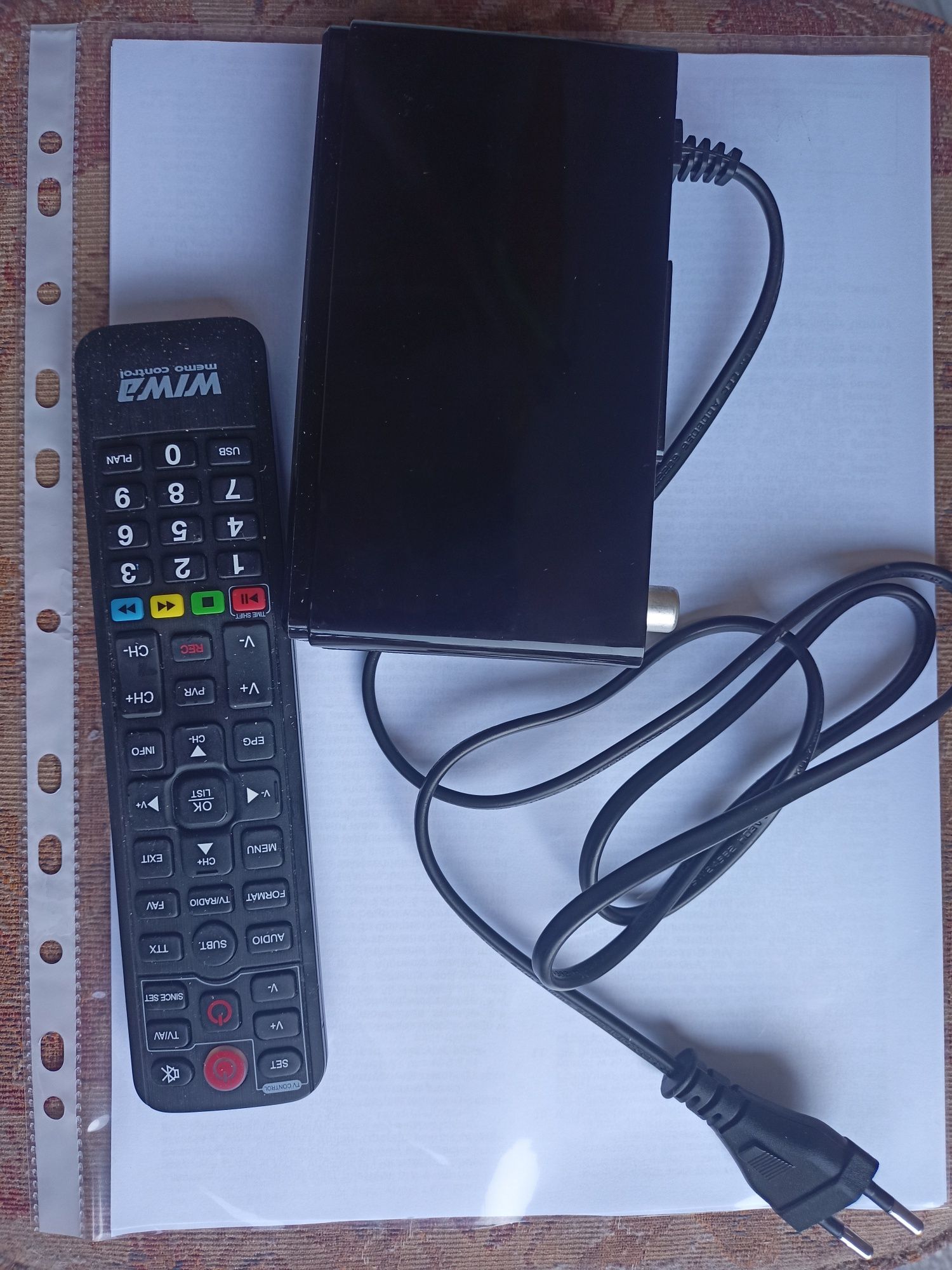Dekoder DVB-T WIWA na gwarancji