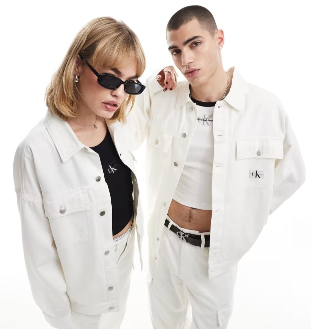 Джинсова сорочка Calvin Klein унісекс оверсайз