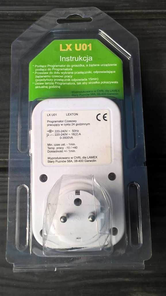 NOWY Programator czasowy manualny Lexton LXU01