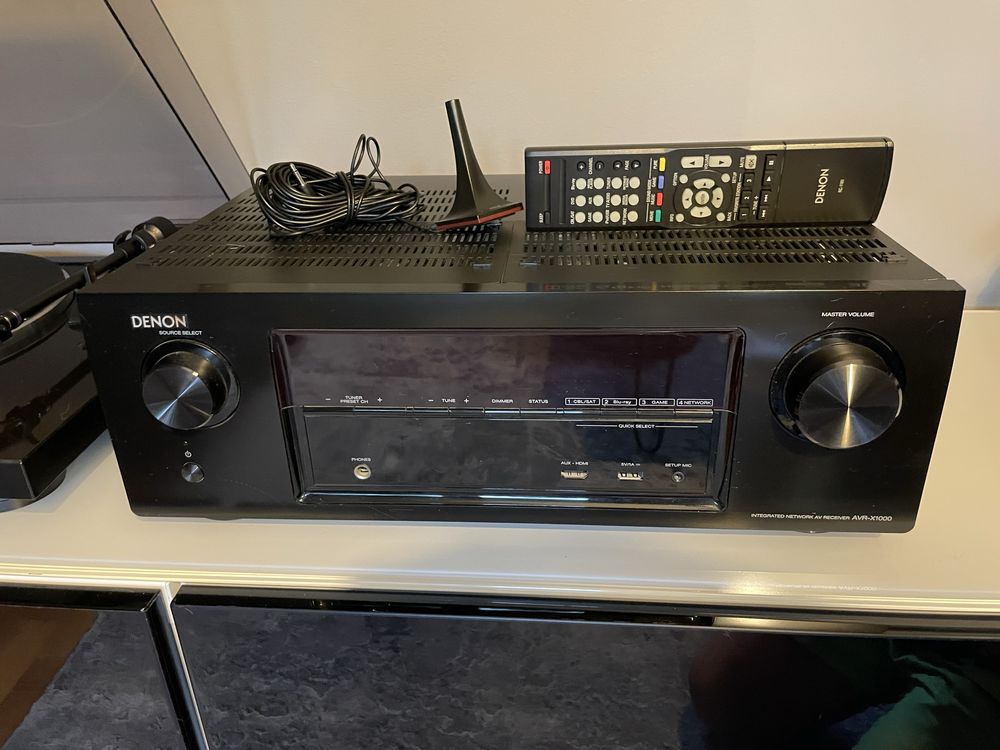Denon AVR-X1000+DP-300F+Jamo 606+ Jamo SUR 60 (Cent+P+L)+Jamo SUB 210