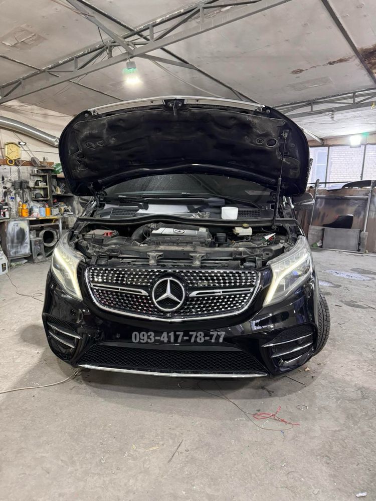Бампер передний решетка радиатора Mercedes Benz W447 V class AMG