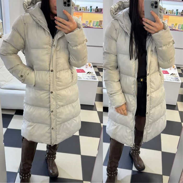 Пуховик куртка подовжена