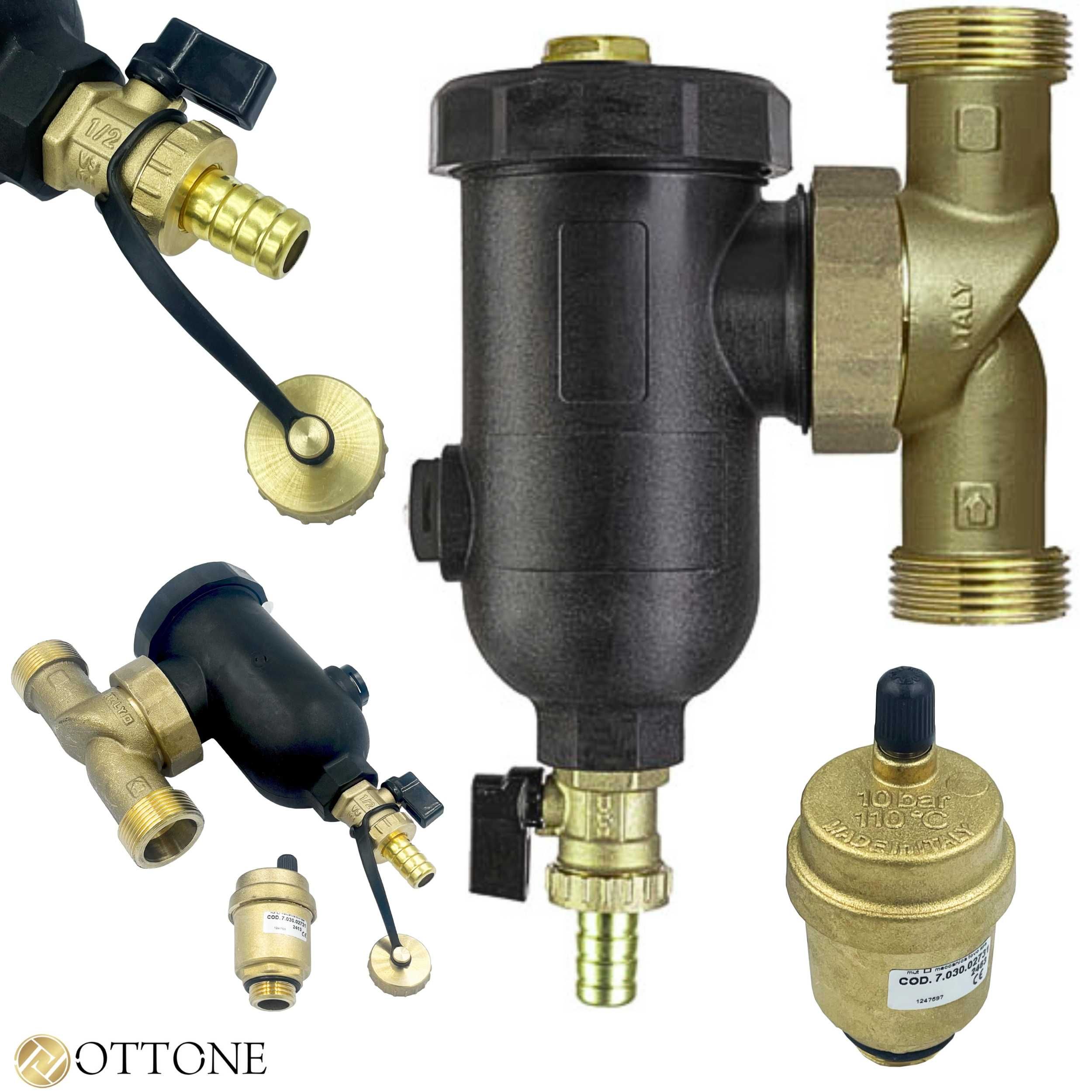 Filtr Magnetyczny Separator Zanieczyszczeń Powietrza 5/4 Odpowietrznik