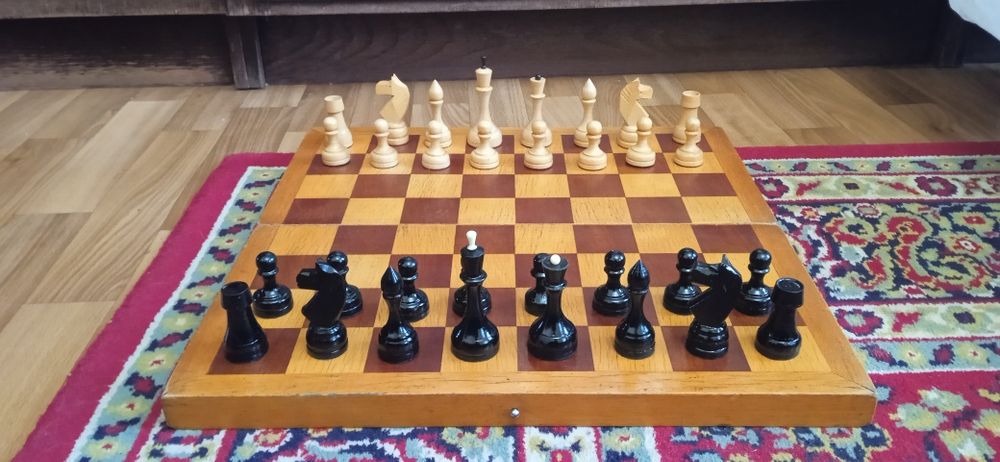 Шахматы деревянные на большой доске СССР