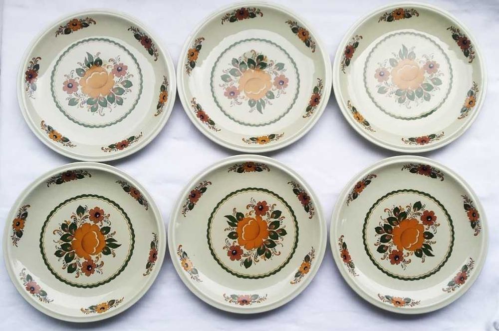 Talerze obiadowe, ceramiczne, Winterling