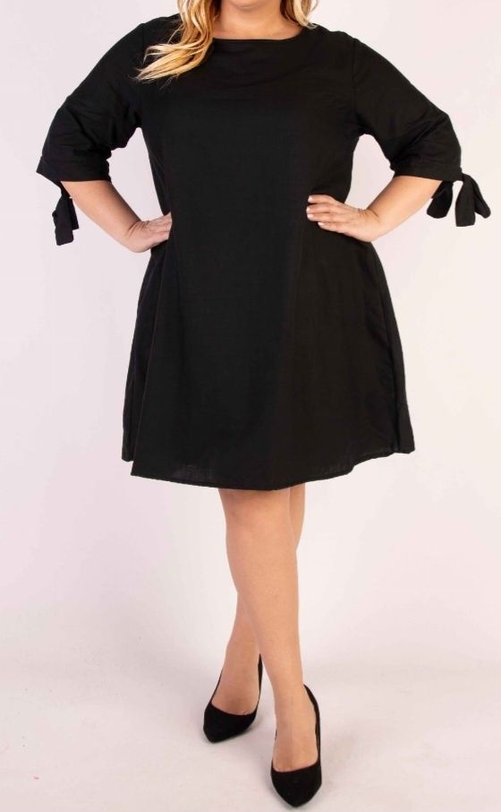 Turecka płócienna bawełna trapez plus size xxxl 48 50