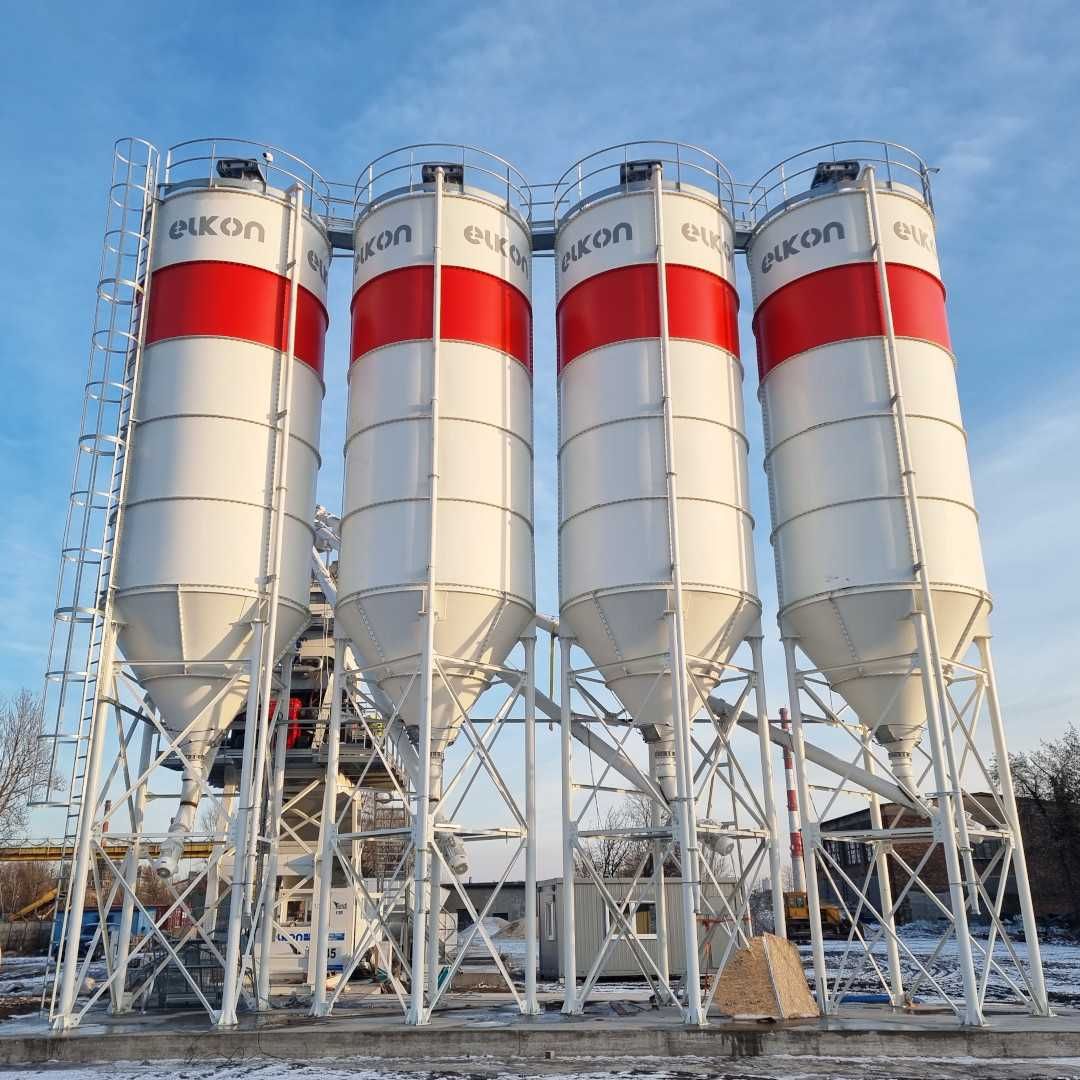 Silos na cement, popiół, materiały sypkie 125 ton - ELKON- z dostawą