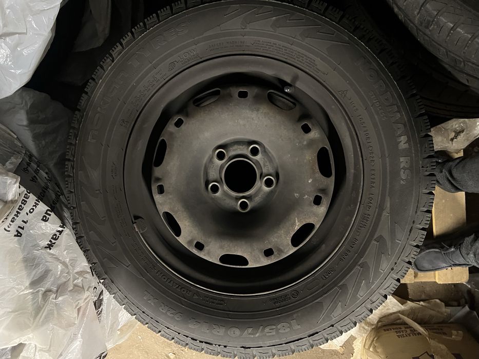 Шини Nokian Nordman RS2 185/70 R14 2021 рік на Фольксваген Поло, Шкода