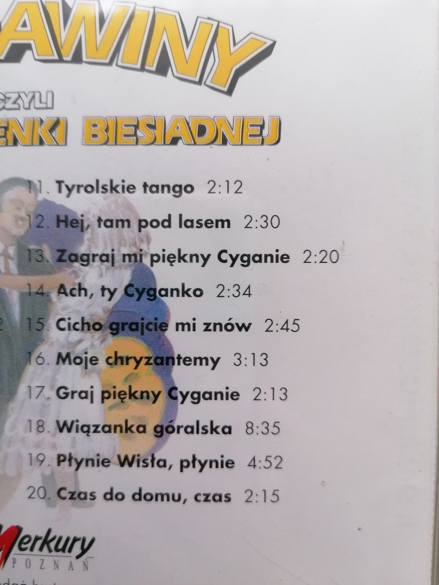 płyta CD Poprawiny czyli II Gala Piosenki Biesiadnej