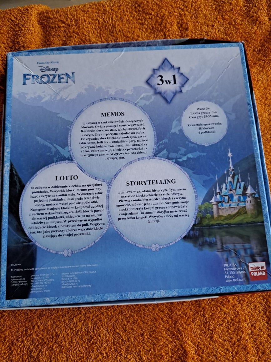 Gra ELSA frozen kraina lodu 3w1
