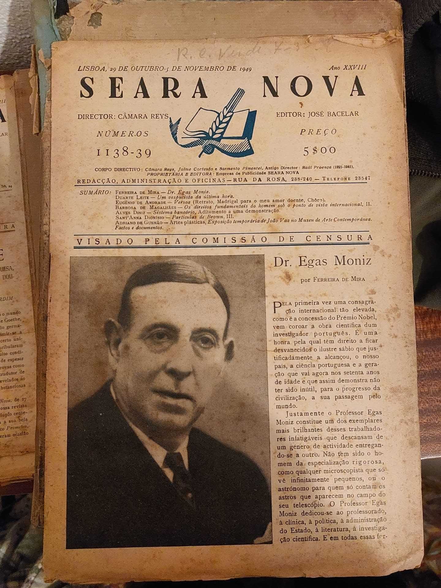 Seara nova Revistas antigas