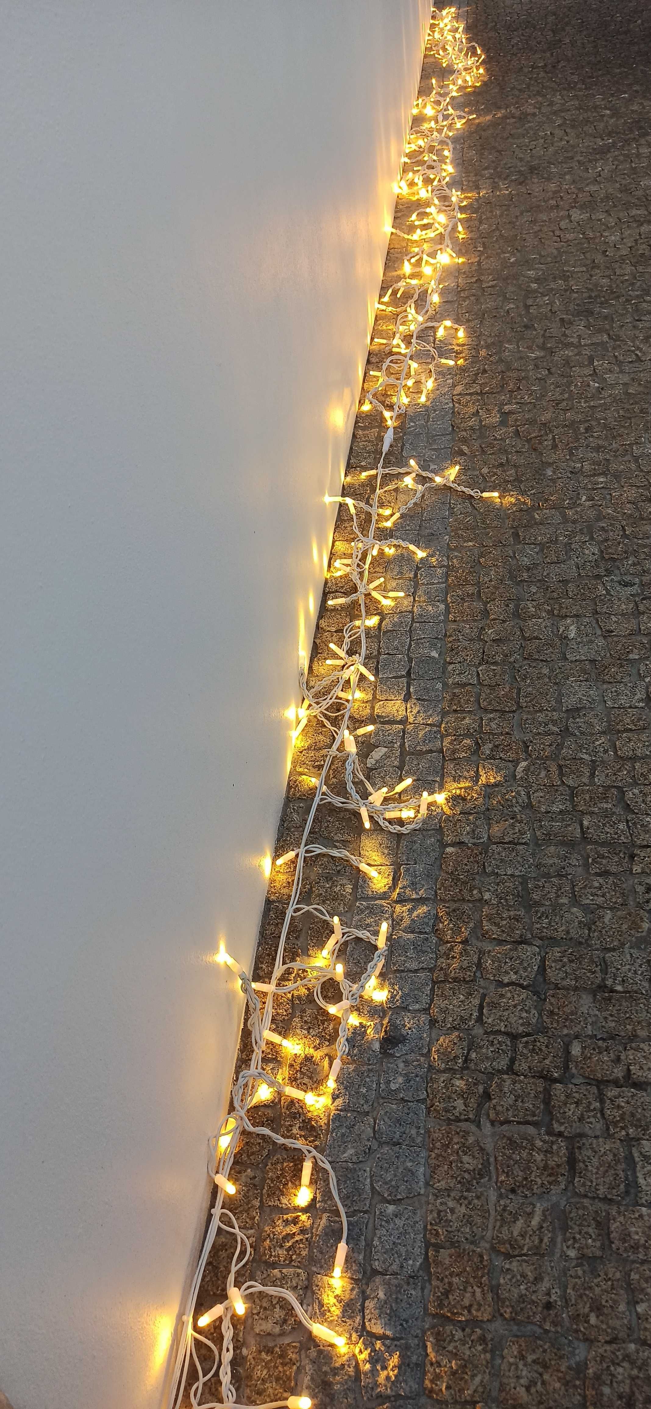 Corrente de luz led para exterior