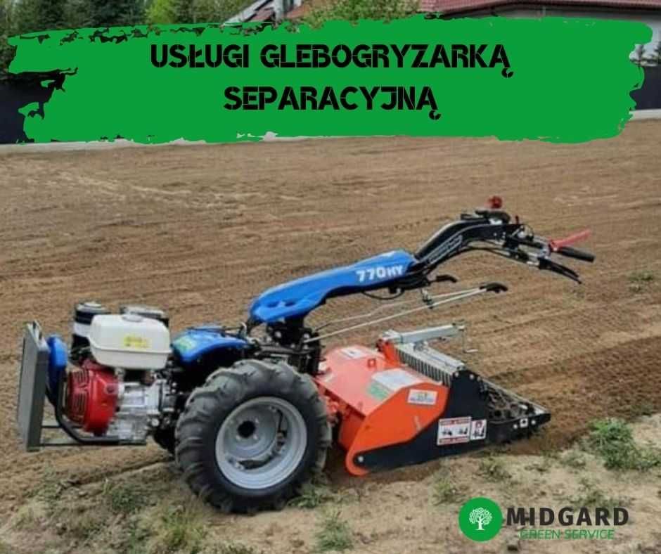 Glebogryzarka - Usługi glebogryzarką separacyjną