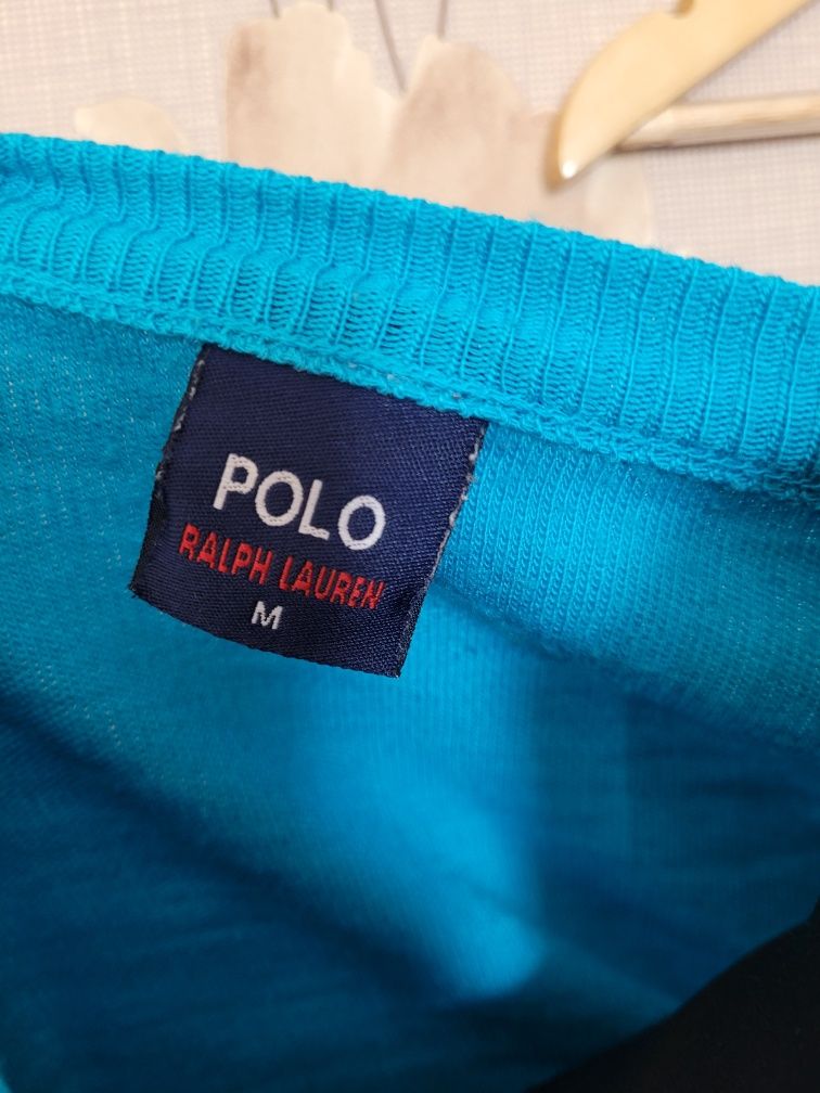 Cienki wiosenny sweter polo Ralph Lauren