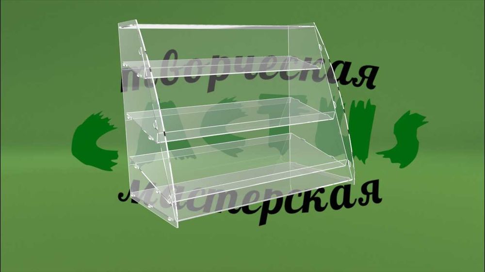 Контейнери акрилові, стенди з оргскла