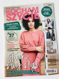 Magazyn Kocham Szycie - 3/2019 - Jak Burda. Wykroje