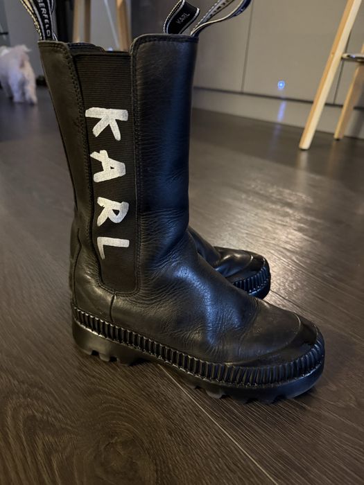 Karl lagerfeld buty trapery workery  38