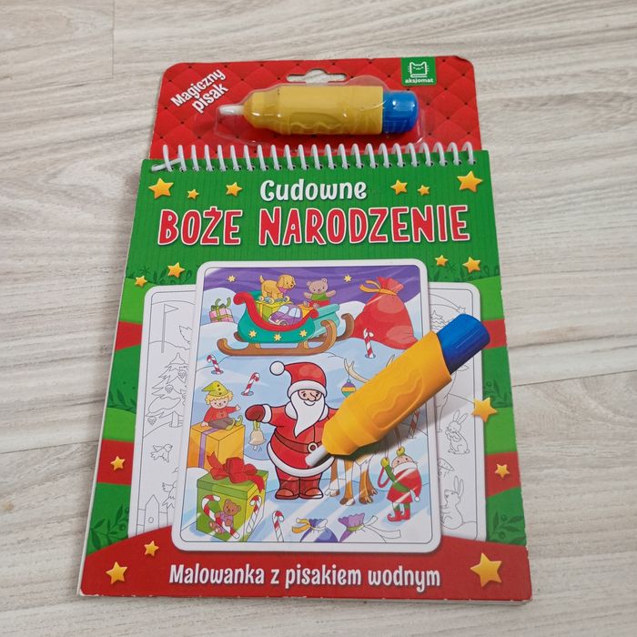 Kolorowanka wodna o świętach