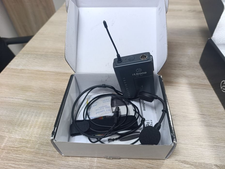 Microfone Headset sem fios - t.bone TWS Headset  863 MHz